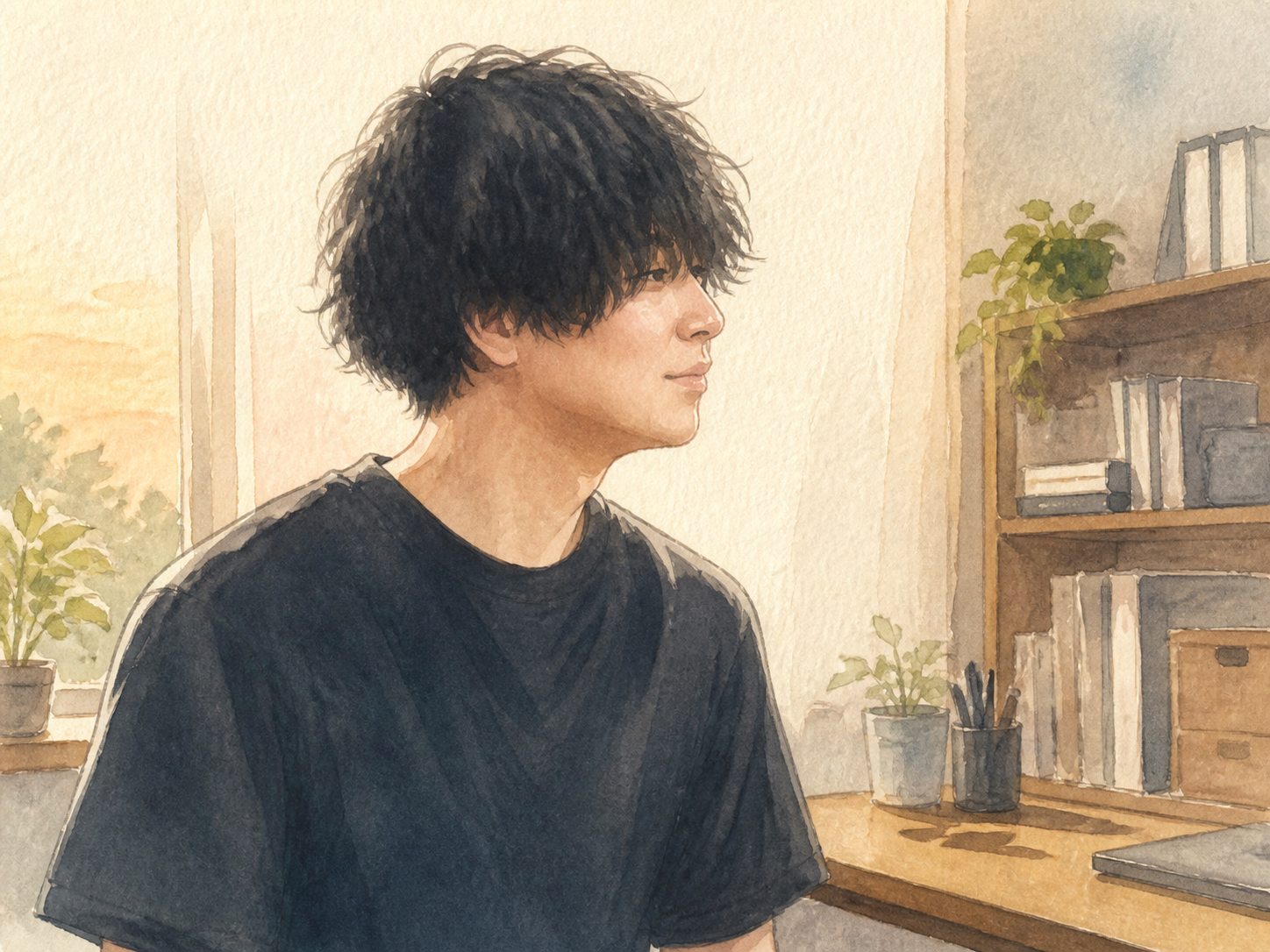 自室のデスク周り